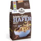 Bauckhof Musli cu fulgi si picaturi de ciocolata, fara gluten, bio, 425g