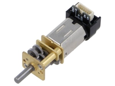 Motor DC cu transmisie 6V 1,5A ax crestătură D POLOLU foto