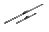 Stergator parbriz Bosch Aerotwin Retrofit, tip plat, diverse lungimi, cauciuc+grafit, prindere carlig/universala, auto