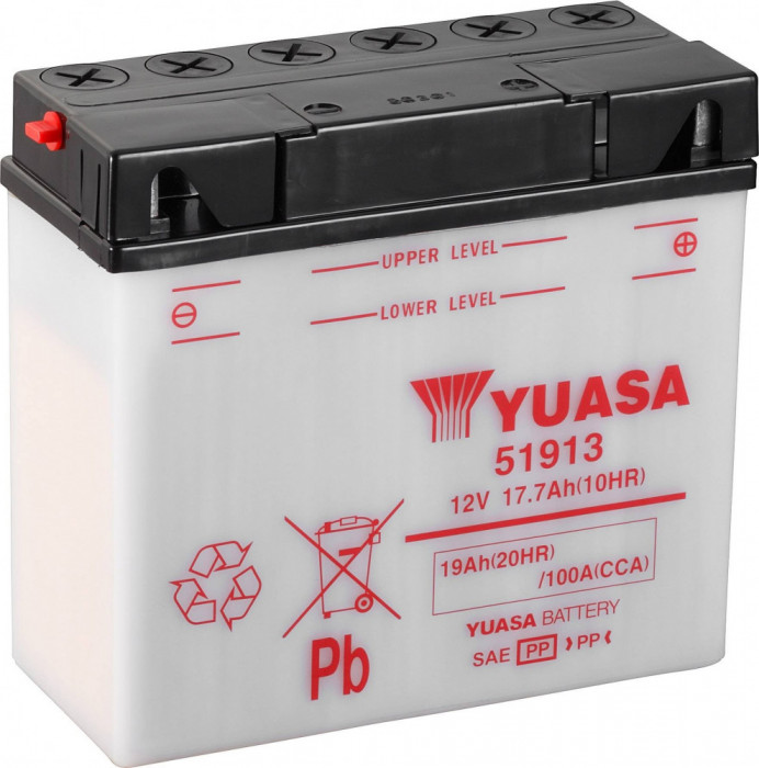 Baterie Moto Yuasa 12V 19Ah 190A 51913