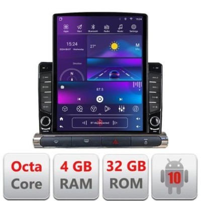 Navigatie Citroen C3 2017-2024 ecran color de fabrica dedicata Ouad core 4+32 ecran vertical 9.7&amp;quot; DSP 360 FHD AHD Android radio gps internet Kit-+EDT- foto