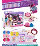 Set Tricotat Copii cu Masina Circulara si Manivela, Include 5 Gheme Fir Colorat, Croseta, Instructiuni