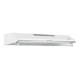 Hota traditionala Heinner HCH-490-WH, 2 motoare, Putere de absorbtie 304.5 m3/h, Lumina LED, 3 trepte de viteza, 90 cm, Alb