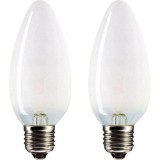 Bec lumanare E27 25W mat (2buc/set) B35 Philips
