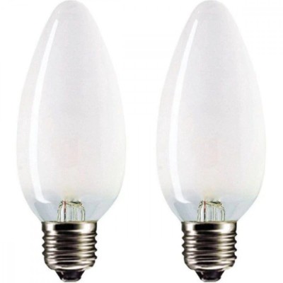 Bec lumanare E27 25W mat (2buc/set) B35 Philips foto