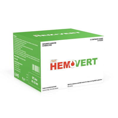 Hemovert 15 plicuri + 15 comprimate Sun Wave Pharma foto