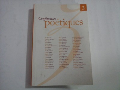 CONFLUENCES POETIQUES foto
