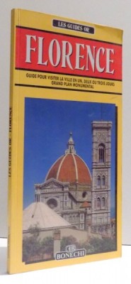 FLORENCE , GUIDE POUR VISITER LA VILLE EN UN , DEUX OU TROIS JOURS - GRAND PLAN MONUMENTAL , 2001 foto