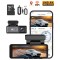Camera auto de bord DVR QOVU&reg; S5, Full Kit, Single 4K Fata, Card 64GB &amp; Kit monitorizare parcare incluse, Senzor Coliziune, GPS &amp; WiFi, Vedere nocturn