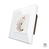 Priză smart Luxion LXD-1MP034MG-W Wi-Fi cu contor energie, 16A, alb
