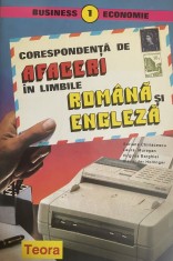 Corespondenta de afaceri in limbile romana si engleza