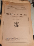 1942 Miron Costin. Vieata si opera de Ion I. Nistor sedinta comemorativa Academ