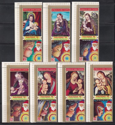 Guineea Ecuatoriala 1972 - Crăciun - Picturi de Lucas Cranach cel Bătr&amp;acirc;n, MNH foto