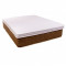 Topper saltea 130x190 spuma 10cm, fermitate medie spre tare, spuma poliuretanica, husa fixa matlasata, microfibra, Saltsib