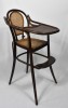 Scaun vechi pentru copil - Thonet - lemn cu ratan - Art Nouveau cca.1900, Scaune, 1900 - 1949