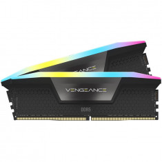 Memorie Vengeance Std PMIC, XMP 3.0 Black Heatspreader, 64GB (2x32GB), DDR5, 5600MT/s, CL 36, RGB