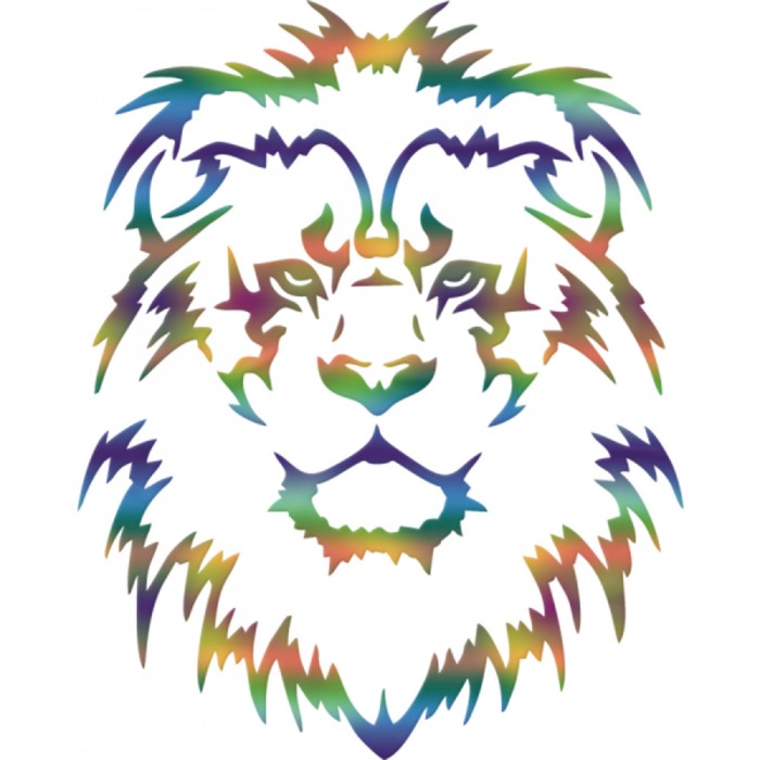 Sticker Leu Regal , Autocolant Auto din Folie Oracal Smart Vinyl