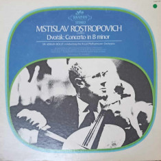 Disc vinil, LP. Concerto In B Minor-Mstislav Rostropovich, Dvořák, Sir Adrian Boult Conducting The Royal Philh