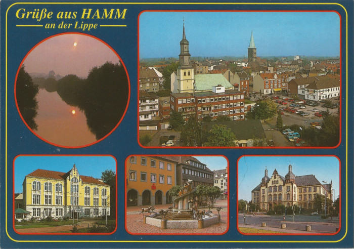 Germania, Hamm an der Lippe, carte poştală 1 necirculată