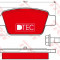 Set placute frana,frana disc FIAT MULTIPLA (186) (1999 - 2010) TRW GDB1485DTE