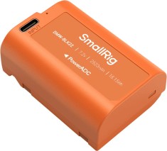 SmallRig 4979 Camera Battery USB-C Rechargeable DMW-BLK22 Orange