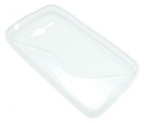 Husa silicon S-line transparenta pentru Alcatel One Touch X&#039;Pop (OT-5030, OT-5035D, OT-5035E, OT-5035Y)