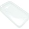 Husa silicon S-line transparenta pentru Alcatel One Touch X&#039;Pop (OT-5030, OT-5035D, OT-5035E, OT-5035Y)
