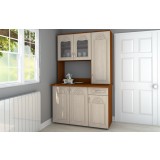 Dulap 120 UK MDF, 121x33 60x197 cm, Cires Mesteacan