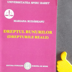 Dreptul bunurilor Drepturile reale Mariana Rudareanu
