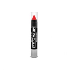 Creion stralucitor in lumina UV, pentru fata si corp, Rosu GLOW ME UP!