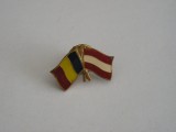 QW9 N3 26 - insigna - steaguri - Romania - Austria, Europa