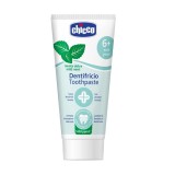 Pastă de dinți pentru copii Chicco Children&amp;#039;s Mint Low Abrasiveness, protecție &icirc;mpotriva cariilor, 50 g