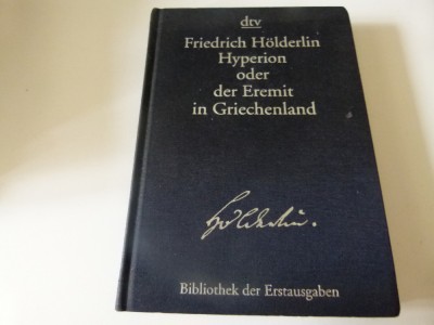 Hyperion - FR. Holderlin foto