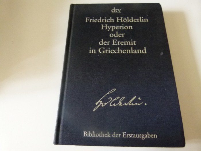 Hyperion - FR. Holderlin