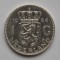 1 GULDEN 1964 OLANDA-argint