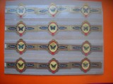 HOPCT LOT NR 1 FLUTURI EXOTICI 12 BUC-ETICHETE VECHI DE TRABUCURI/ CIGARS LEBELS -COLECTIE DE LUX