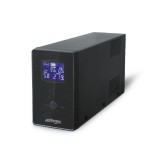 UPS GEMBIRD, Line Int. , mini tower, 650VA/390W, AVR, IEC x 2/ Schuko x 1, 1 x baterie 12V/7Ah, display LCD, back-up 1 - 10 min., &quot;EG-UPS-031&quot;, (timbr