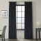 Draperie din catifea cu rejansa din bumbac tip fagure, Madison, 200x210 cm, densitate 700 g/ml, Aegean, 1 buc