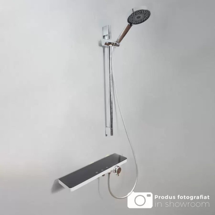 Coloana Dus Inox Lucios Argintiu Negru 11211BH/C ModernLight Concept