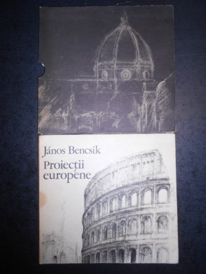 JANOS BENCSIK - PROIECTII EUROPENE. ALBUM GRAFICA ARHITECTURA (1981) foto