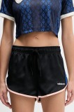 adidas Originals pantaloni scurți Sprinter Shorts culoarea negru, cu imprimeu, high waist, JP1815