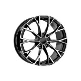 Jante DY1736 KM 16x6.5 5x112 ET35 negru polish diamond cut compatibile Volkswagen Audi Seat Skoda Cupra Cod: DY1736