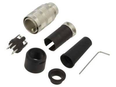 Conector M16 tată 5 pini, 6A foto