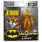 FIGURINA BATMAN 10CM CU COSTUM AURIU SI 3 ACCESORII SURPRIZA