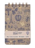 Carnet mini - Globe Trotter | Kiub