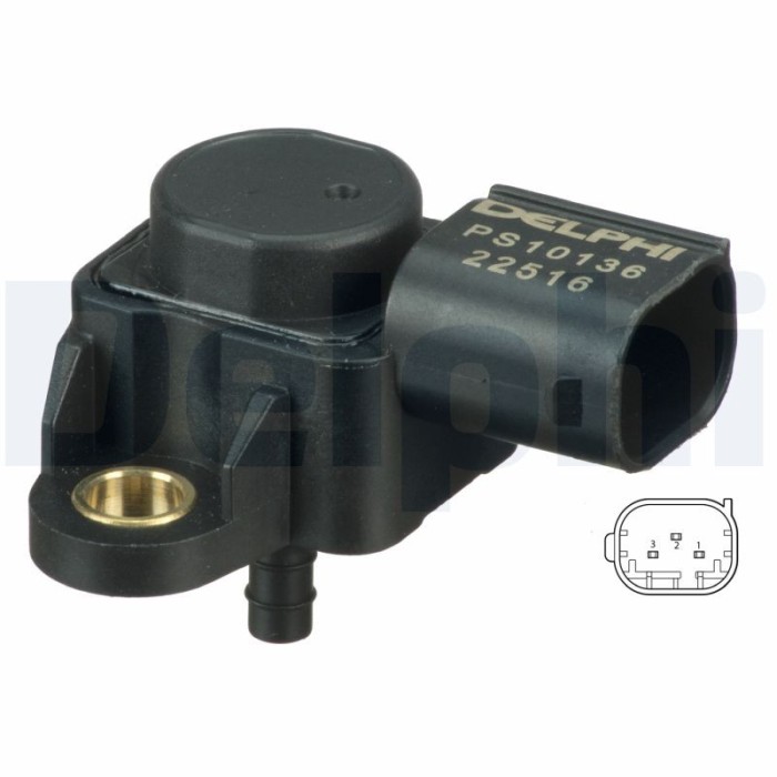 DELPHI PS10136 Senzor, presiune galerie admisie