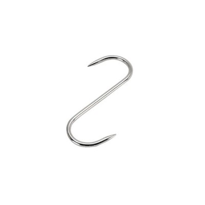 Carlig carne, agatat porc, agatare carne porc, Inox, 19 cm foto