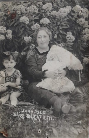 1925 foto tip CP atelier Herscovici &amp; Beck / T&acirc;rgu Neamț / Baile Baltatesti rar