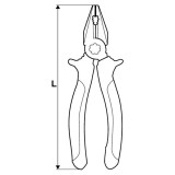 Topmaster 210401 - Cleste combinat 160 mm izolatie 1000 V