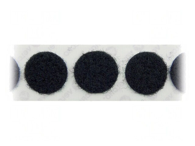Bandă Velcro Neagră 19mm pentru Fixare